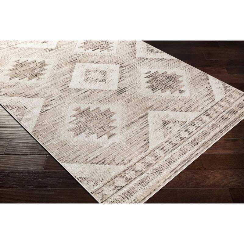 Livabliss Bohemian & Eclectic Rafetus Medallion Area Rug
