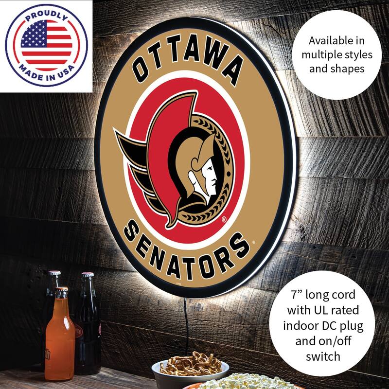 Ottawa Senators LED Lighted Sign