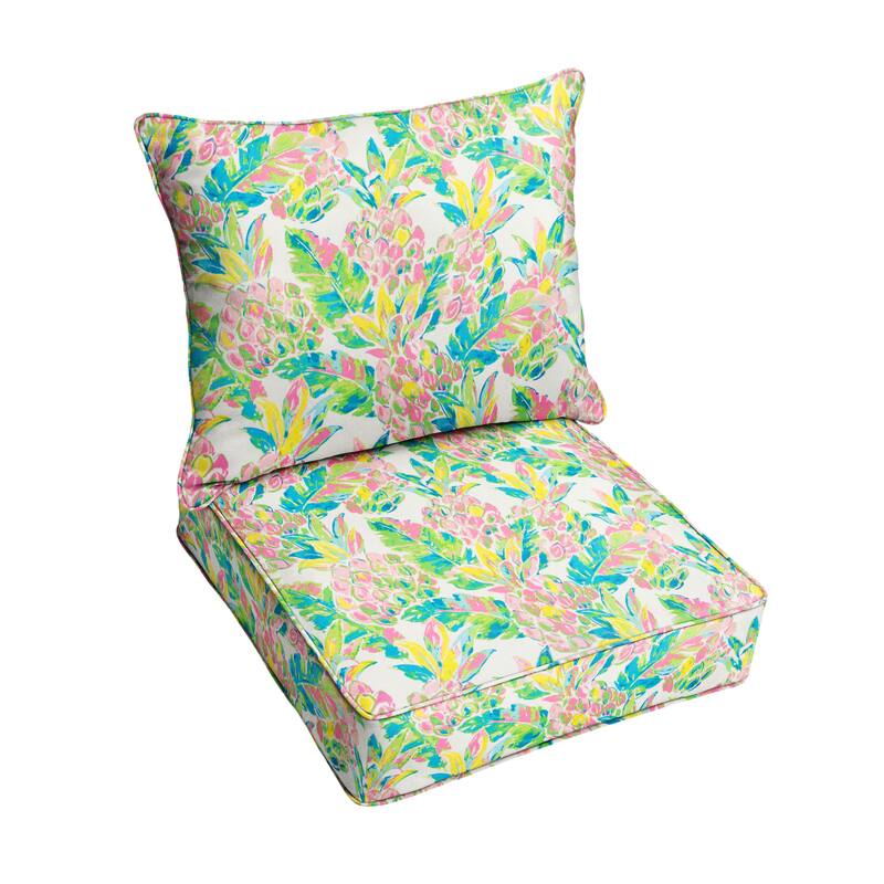 Indoor/Outdoor Deep Seating Corded Pillow and Cushion by Havenside Home