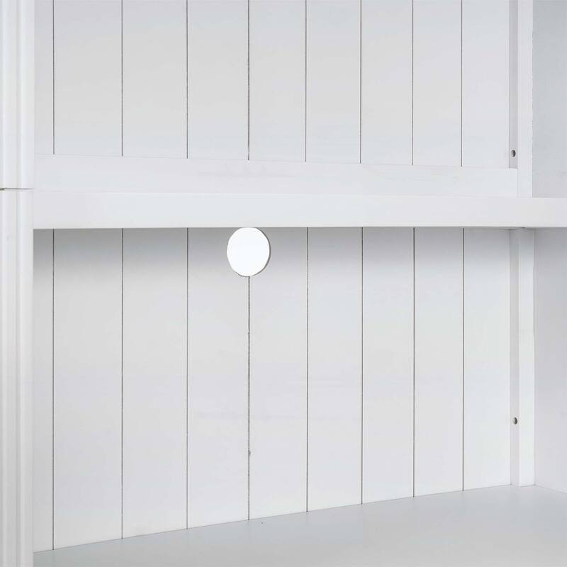5-Tier Wood Bookcase for Books and Decor