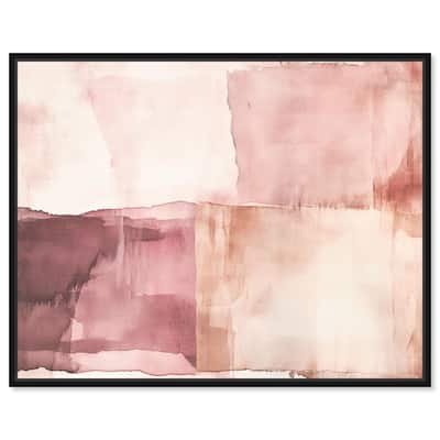 Faded Crimson II Canvas by Art Remedy