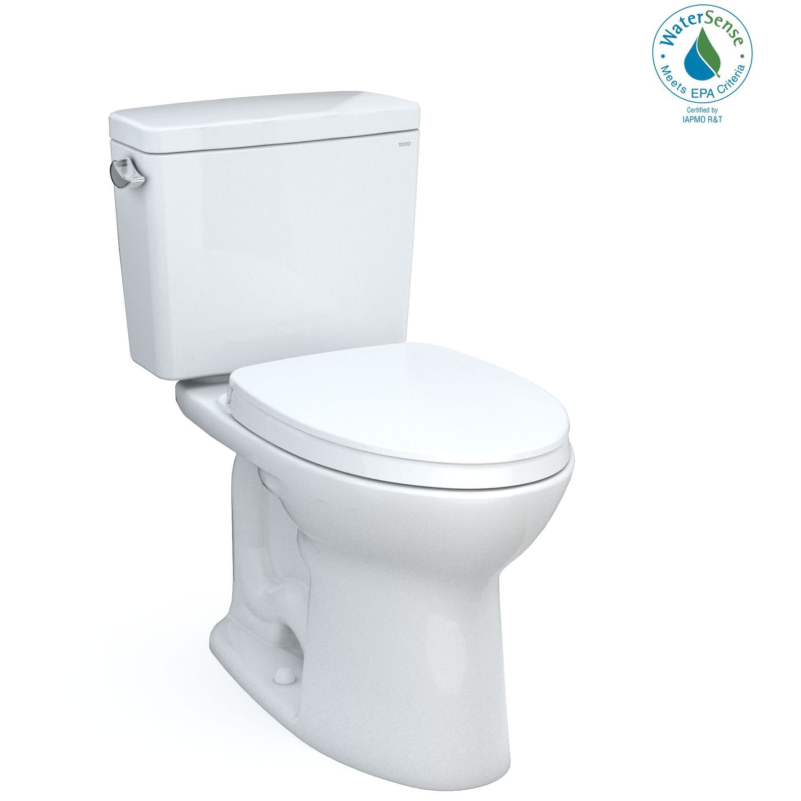TOTO Drake Two-Piece Elongated 1.28 GPF Universal Height Tornado Flush