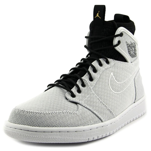 Jordan Jordan 1 Retro Ultra High Men Round Toe Leather White Basketball Shoe