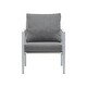 preview thumbnail 4 of 13, 34"H Aluminum Lounge Chair with Sleek Rope Accents and Comfortable Cushions, Perfect for Modern Outdoor and Indoor Spaces