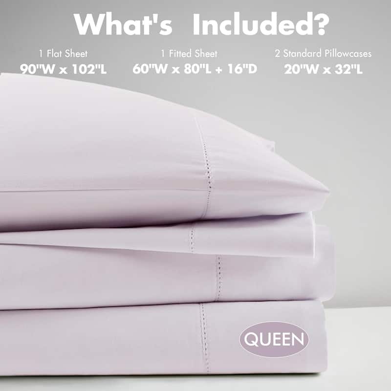 Madison Park 500 Thread Count Egyptian Cotton Deep Pocket Sheet Set