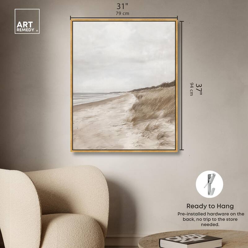 Coastal Calm Canvas by Art Remedy