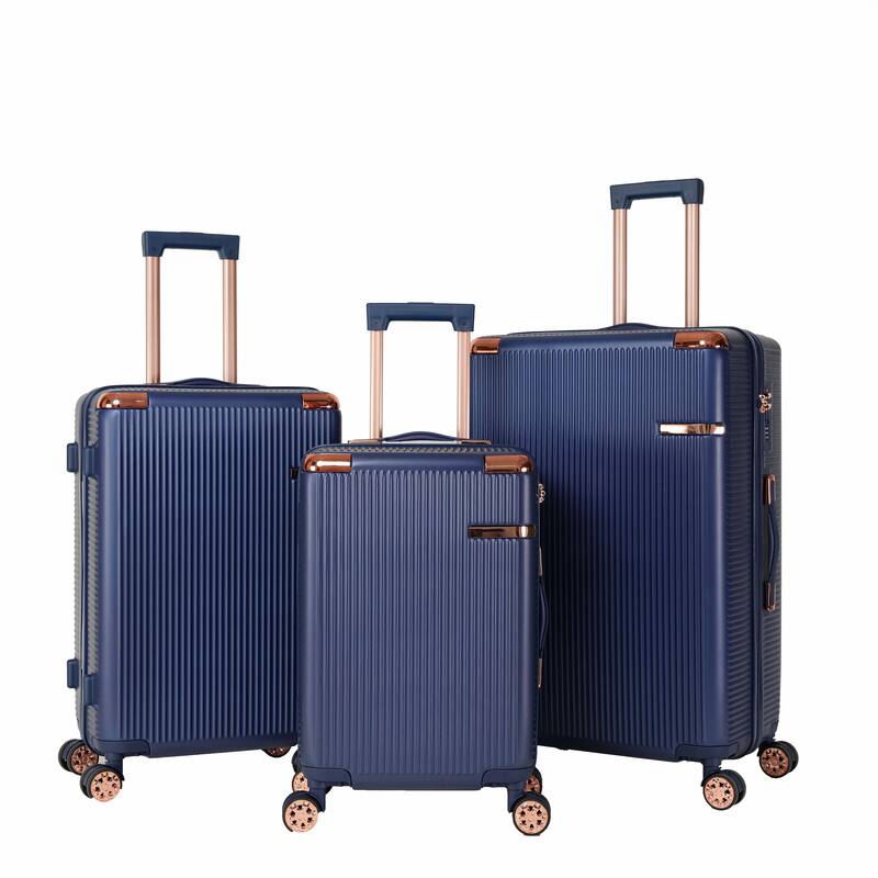 4-piece hard luggage, 360 ° dual rotating four-wheel luggage, password lock