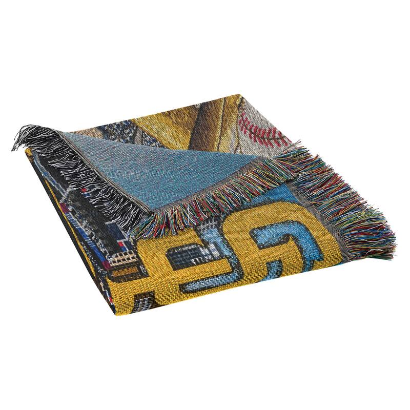 MLB Woven Tapestry Throw Blanket