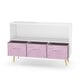 preview thumbnail 19 of 17, Kids bookcase with Collapsible Fabric Drawers