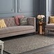 preview thumbnail 23 of 40, Hand-Loomed List Wool Area Rug Grey - 6' x 9'