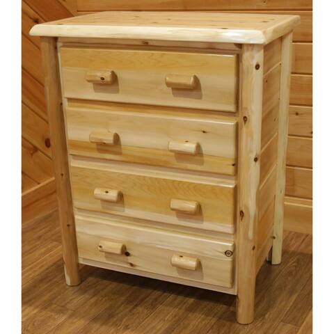 White Cedar Log - Dresser