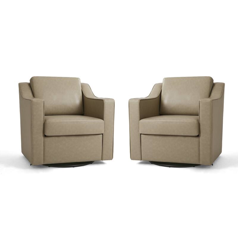 2 Set Modern Swivel Accent Arm Chair for Living Room