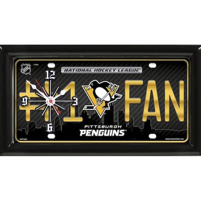 Pitt Penguins Clock
