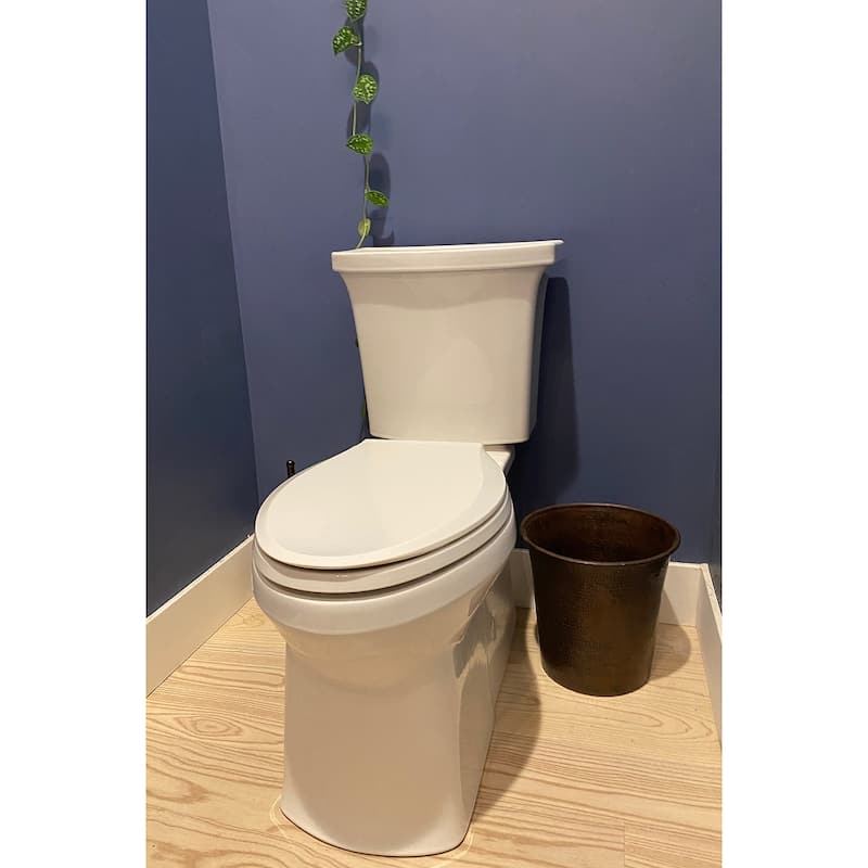 Hammered Copper Waste Bin / Trash Can in Oil Rubbed Bronze (TC11DB)