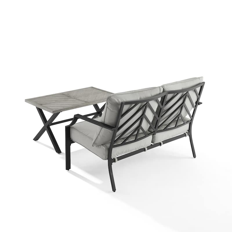 Crosley Otto 2Pc Outdoor Metal Conversation Set
