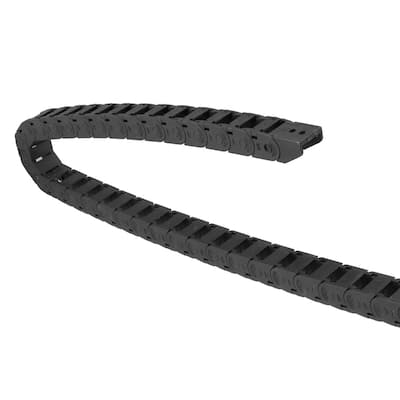 Drag Chain Cable Carrier Open Type with End Connectors R28 15X15mm 1M