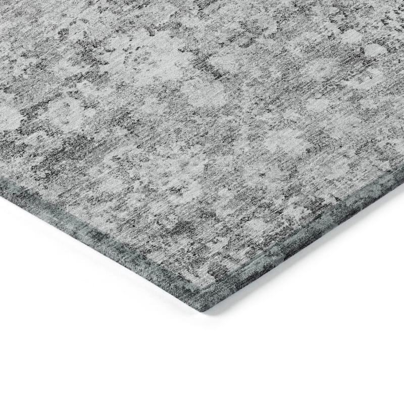 HomeRoots Oriental Traditional Rectangle Outdoor Rug