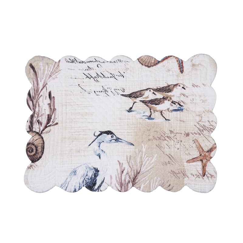 Brunswick Island Quilted Placemat Set 6