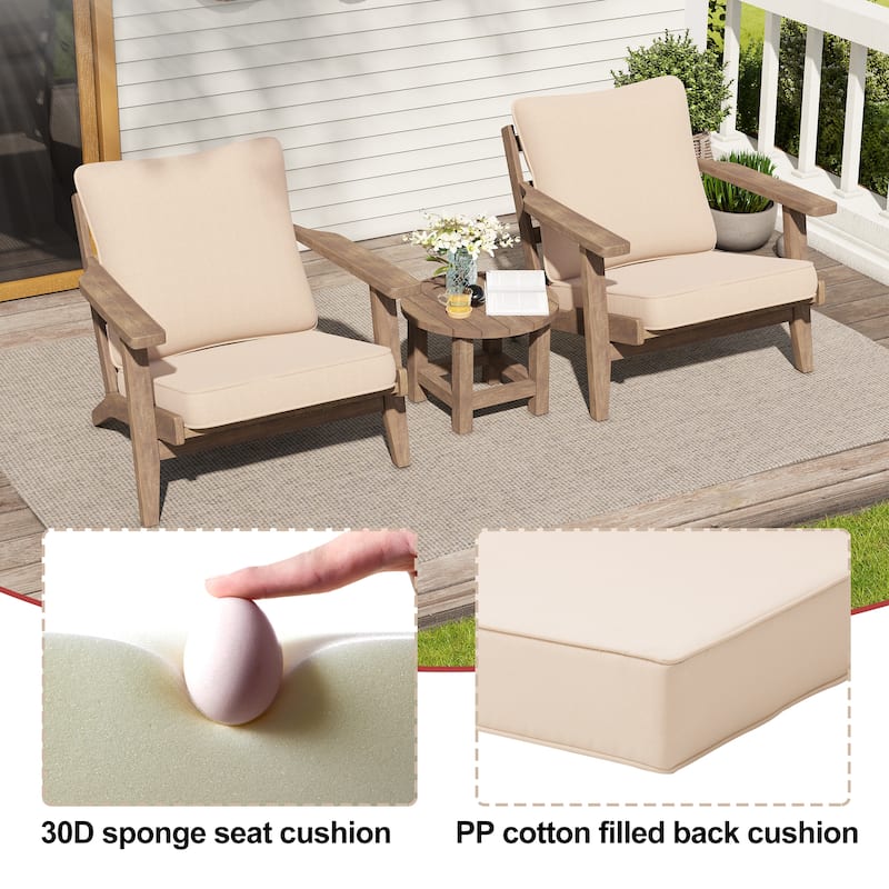 Crestlive Outdoor Deep Seat Cushion Set