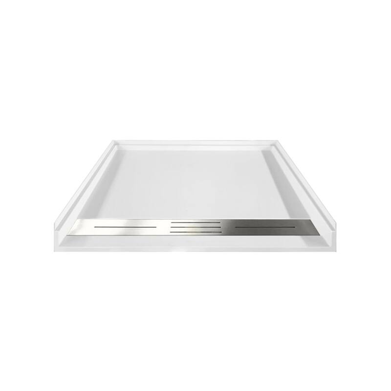 Transolid FTD4836 49-1/2" x 37-1/2" Rectangular Shower Base with - White