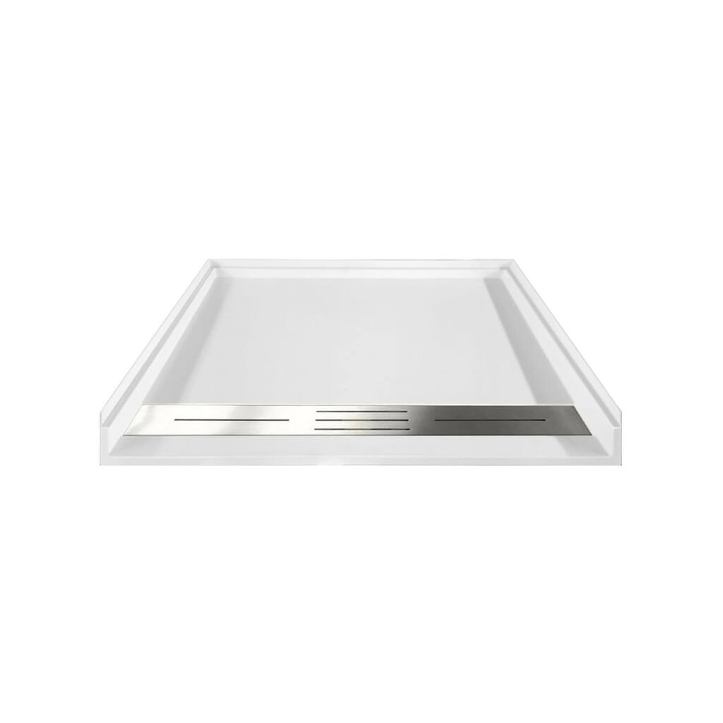 Transolid FTD4836 49-1/2" x 37-1/2" Rectangular Shower Base with