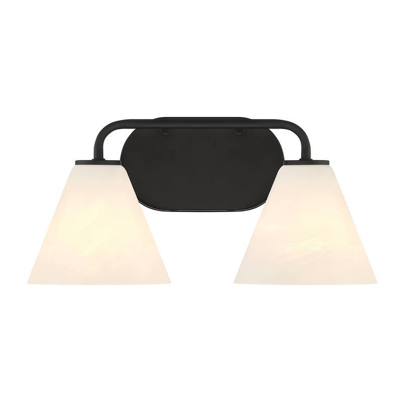 Savoy House 8-2988-2 Blair 2 Light 16" Wide Vanity Light - Matte Black