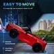 preview thumbnail 5 of 7, 12V BMW M4 Licensed Kids Electric Car with Parent Remote Control, Suspension, LED Lights & Soft Start (Red)