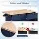 preview thumbnail 7 of 18, Farmhouse Kitchen Island Set with Drop Leaf and 2 Seatings,Dining Table Set with Storage Cabinet, Drawers and Towel Rack