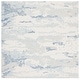 preview thumbnail 39 of 38, SAFAVIEH Handmade Abstract Mahmooda Contemporary Wool Rug 6' Square - Ivory/Blue - Square
