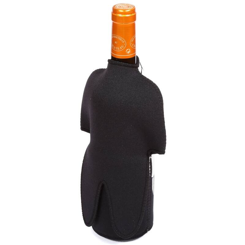 Creative Home Neoprene Butler Shape Single Wine Bottle Cover Jacket, Wine Chiller Jacket