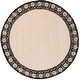 preview thumbnail 39 of 141, SAFAVIEH Handmade Total Performance Jamilah Oriental Trellis Rug 6' Round - Black - Round