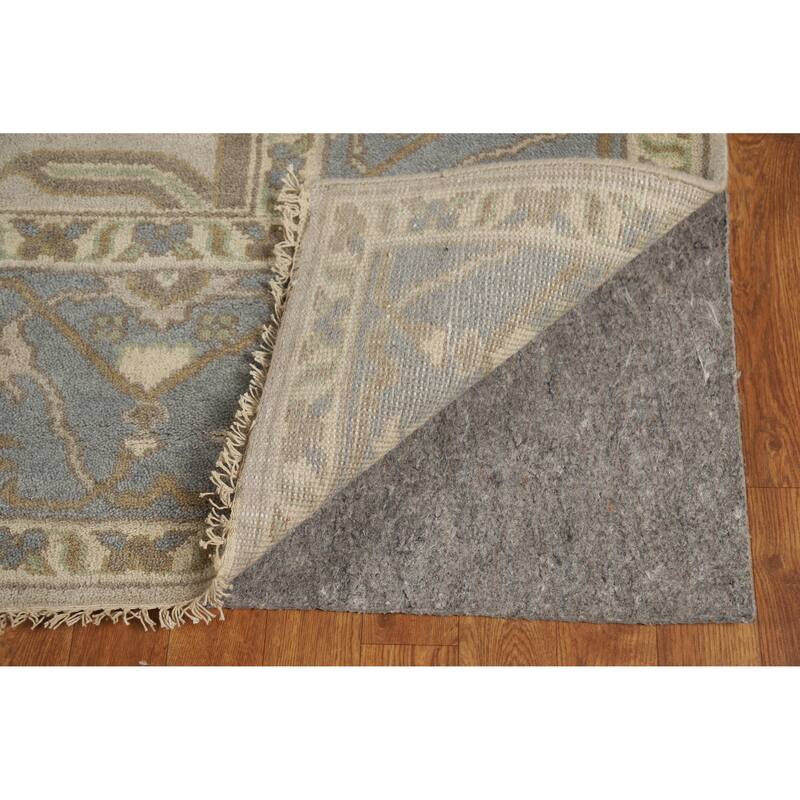 Oushak Indian Rug Hand-Knotted Wool Carpet - 8'1" x 9'10"