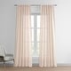 preview thumbnail 1 of 41, Exclusive Fabrics Signature French Linen Sheer Curtain (1 Panel)
