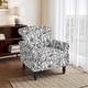preview thumbnail 102 of 131, Mid-Century Modern Accent Chairs with Nailhead Trim 1 Piece - Rococo Black/ Chenille