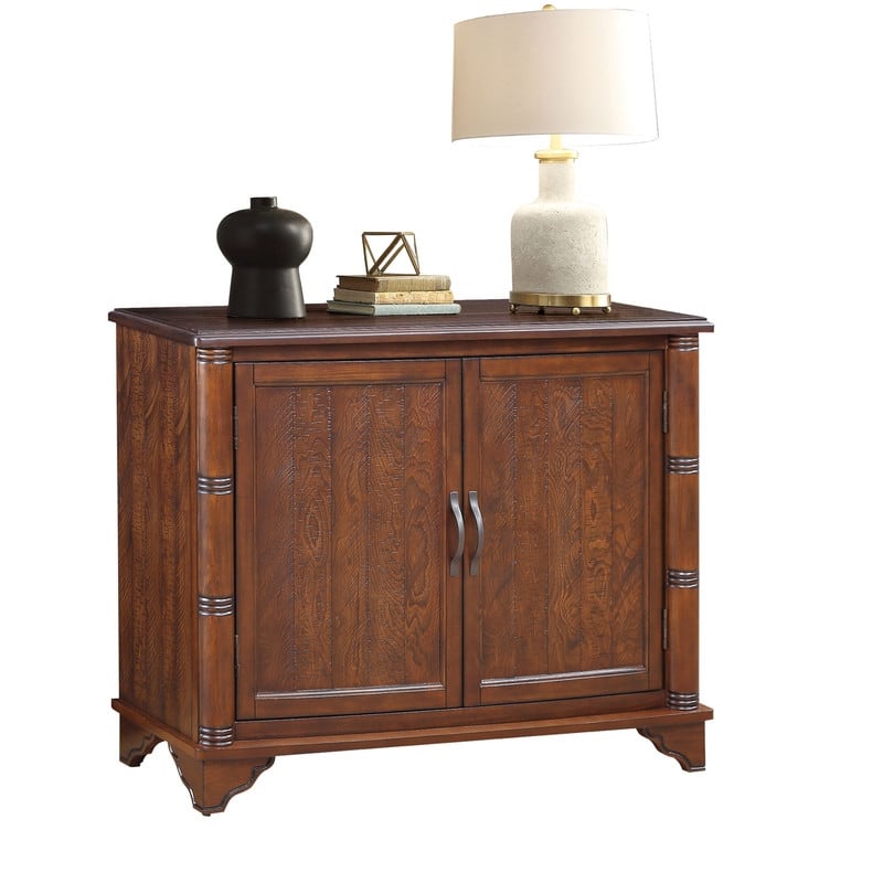 Mid Century 40" Sideboard Buffet Console Table with Adjustable Shelf