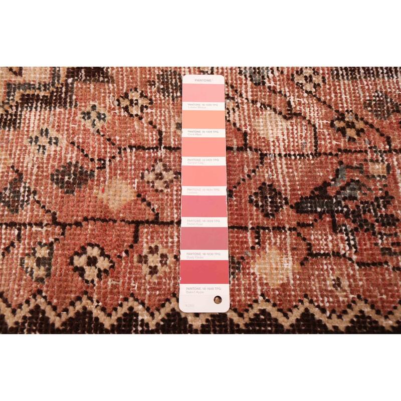 ECARPETGALLERY Hand-knotted Antalya Vintage Copper Wool Rug - 5'6 x 9'8