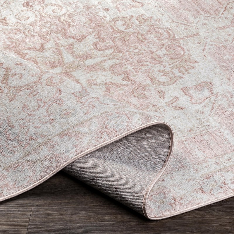 Livabliss St Tropez Updated Traditional Medallion Area Rug.