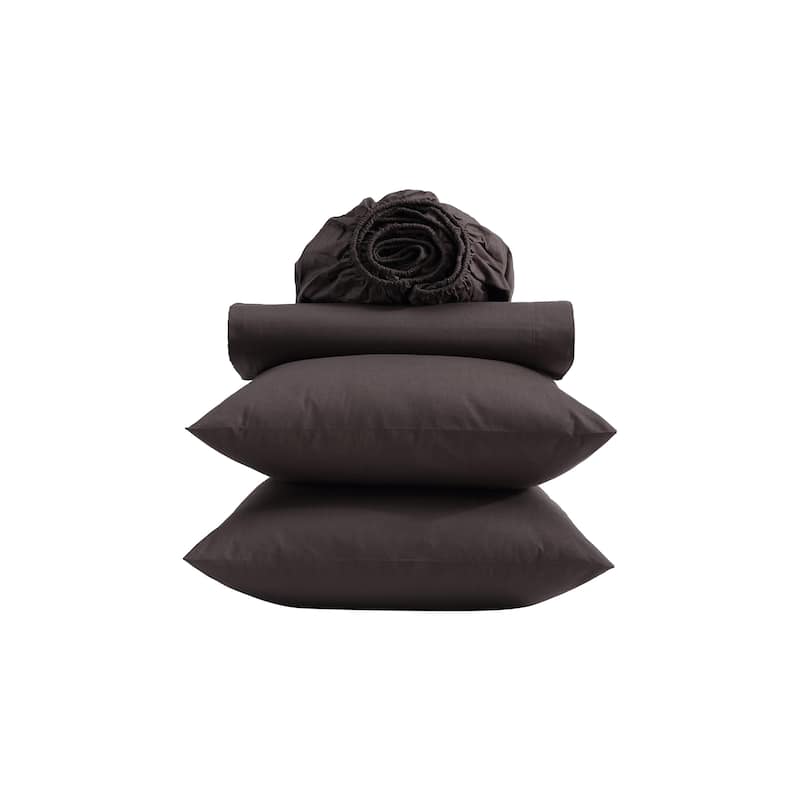 Vera Wang Cool Comfort Solid Percale Cotton Sheet Set