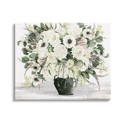 Stupell White Blooming Blossoms Canvas Wall Art Design by Cindy Jacobs