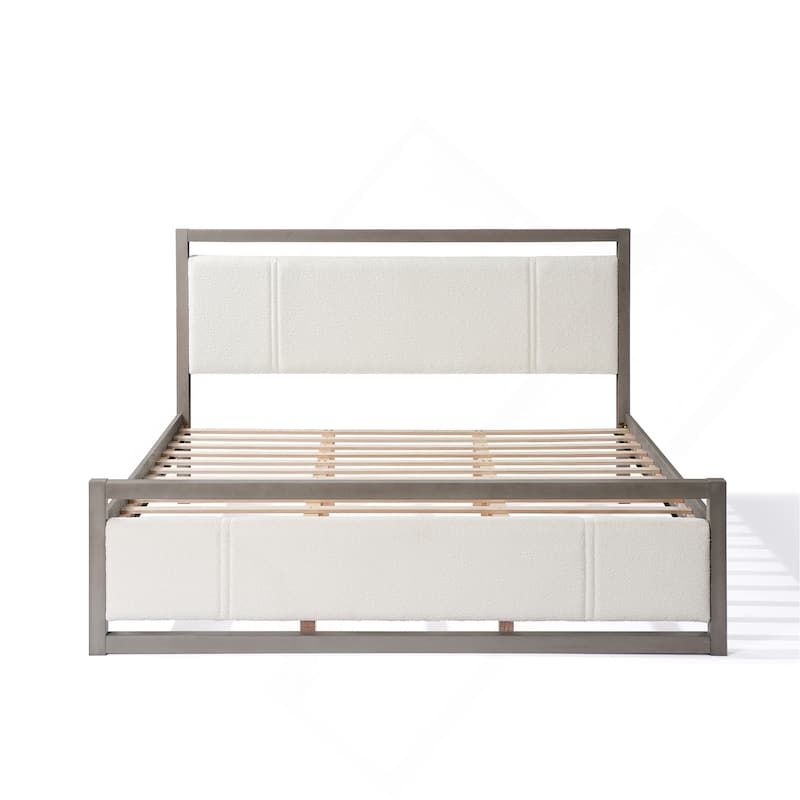 Exquisite Bed with Graceful Lines and Supreme Comfort