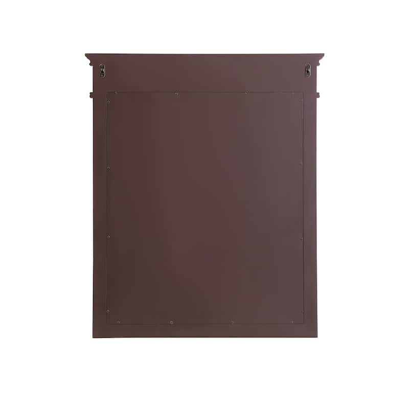 Roman 32" Teak Mirror - Teak