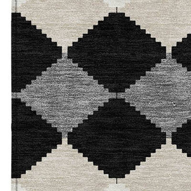 HomeRoots Geometric Transitional Rectangle Outdoor Rug