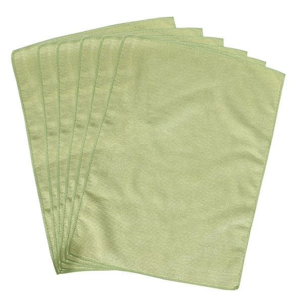 Cleaning Cloth Towels 6pcs, 15.7" x 11.8" Highly Absorbent Dish Cloths Green - 6pcs