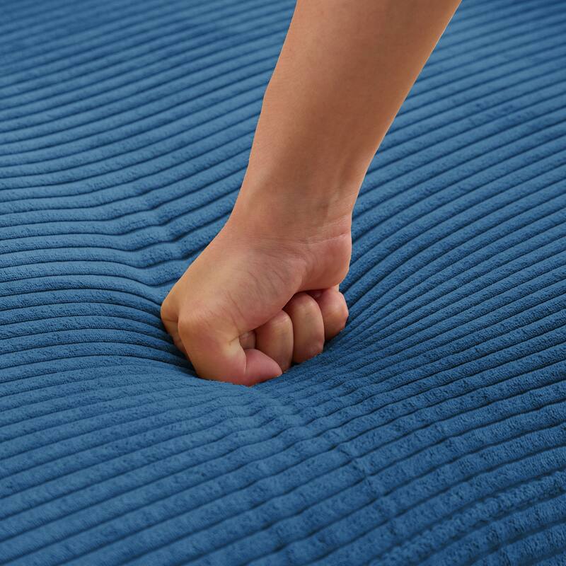 Corduroy Widened Single Sofa Chair, A Extra Lumbar Pillow