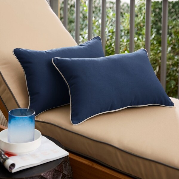 Navy pillows store for bed