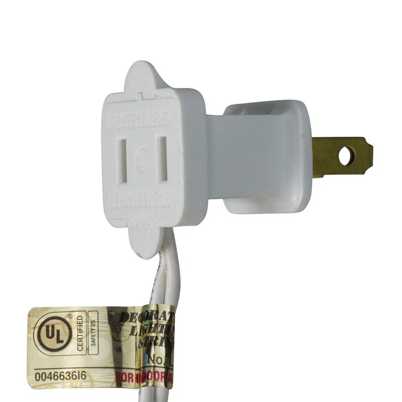 3' Woodbury White Pine Slim Artificial Christmas Tree, Multi Lights - 3 Foot