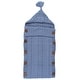preview thumbnail 10 of 9, Hudson Baby Infant Boy Knitted Baby Lounge Stroller Wrap Sack, One Size One Size - Coronet Blue
