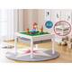 UTEX-2 in 1 Kids Activity Lego Table with Storage and Drawes
