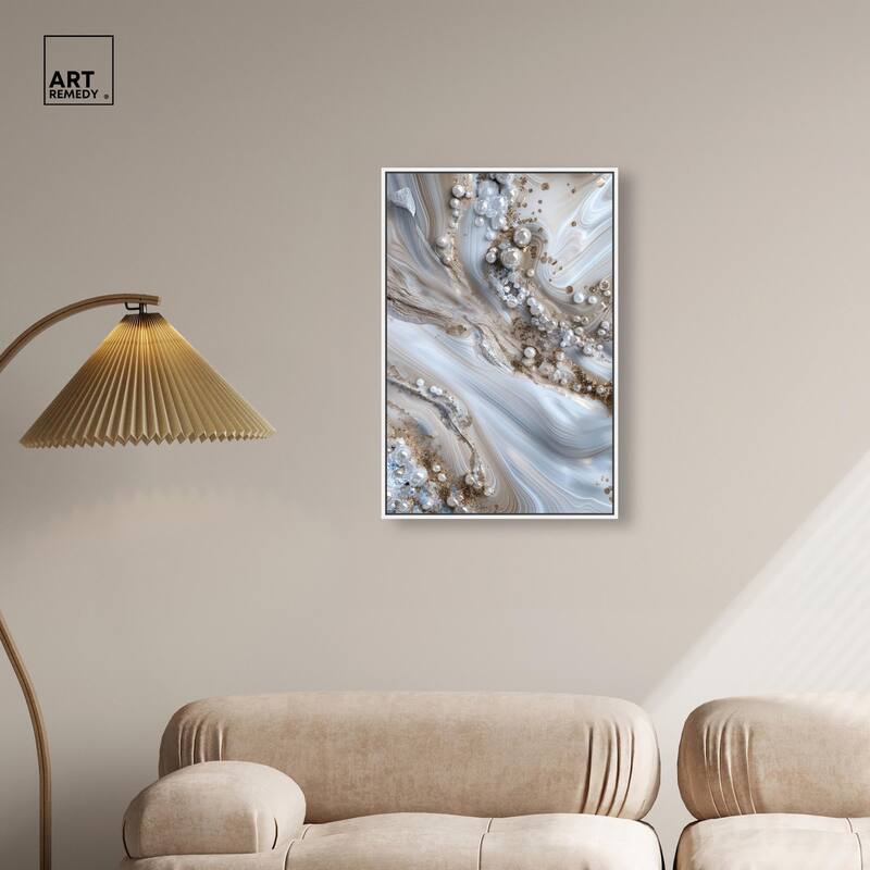Effervescent Earth Canvas by Art Remedy