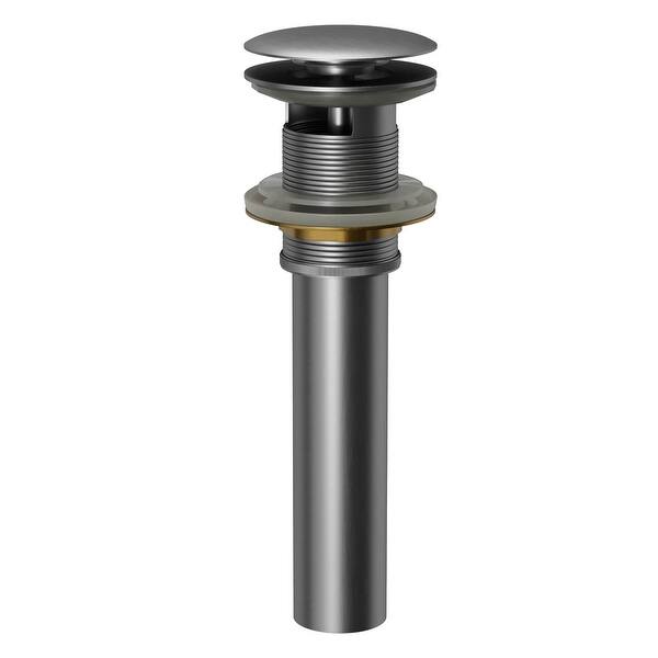 slide 2 of 4, Karran Pop-Up Vanity Bowl Drain with Overflow Stainless Steel